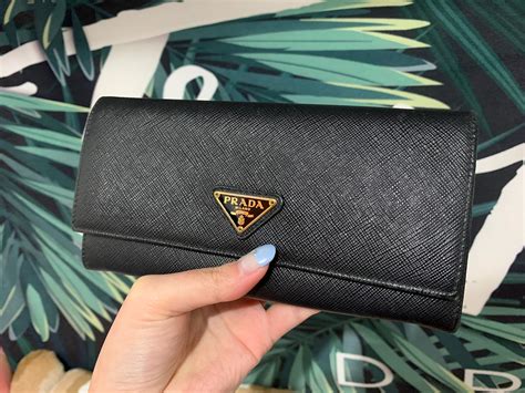 prada milano dal 1913 black wallet